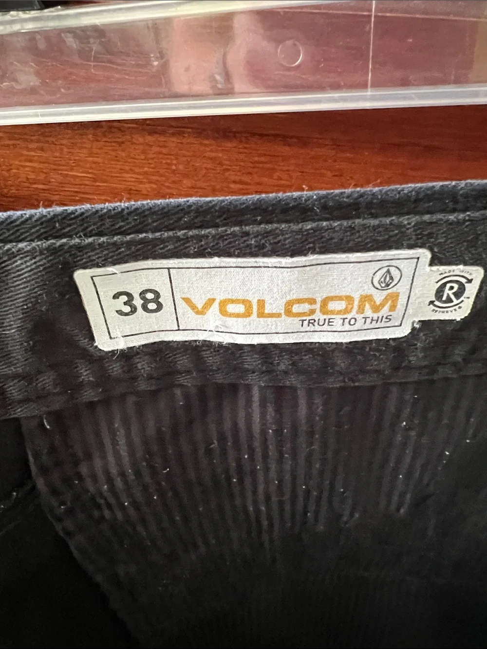 Volcom Men's Black Flat Front Shorts